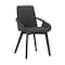 Armen Living Greisen Modern Charcoal Wood Dining Room Chair LCGRCHCH - alternate 1